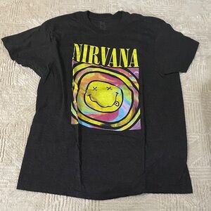 Nirvana Dark Gray Graphic Tee